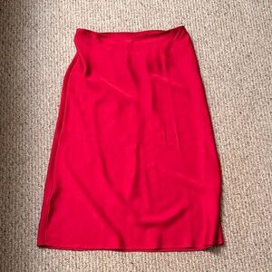 J. Crew Vibrant Red Pencil Skirt